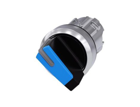 Napęd przełącznika 2 położeniowy OI 22mm niebieski możl podświetlenie z samopowrotem metal IP69k Sirius ACT 3SU1052-2BC50-0AA0