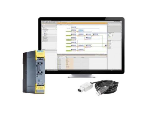 Zestaw startowy 3SK2 zawiera jednostkę podstawową 3SK2 22.5mm przewód USB 3SK2941-2AA11