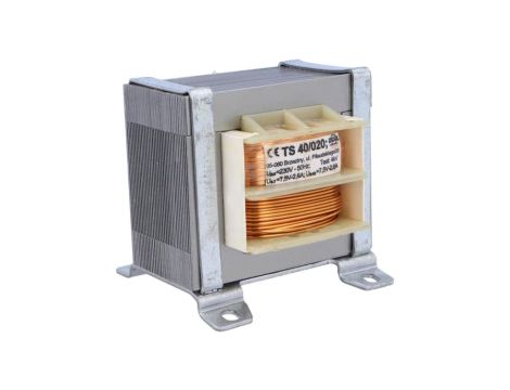 TS40/020 Transformator sieciowy 40VA, 230VAC IP00