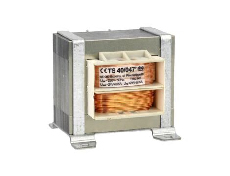 TS40/047 Transformator sieciowy 40VA, 230VAC, 24V, 850mA