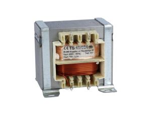 TS40/024 Transformator sieciowy 230VAC, 12V, 3,3A Wyprowadzenie oczkowe