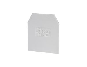Płytka skrajna do złączek ZUG-G10 przegroda do złączek ZUG-G2,5 i ZUG-G4 szary PSU-10 A41-0208