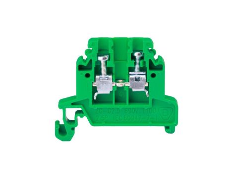 Złączka szynowa 2-przewodowa 2,5mm2 zielony ZG-G2,5 A11-8105