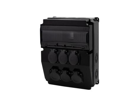 Rozdzielnica CAJA 12M SCENIC - gniazda 6x230V /12 modułów/