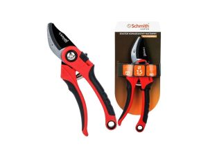 Sekator ogrodowy kowadełkowy nastawny 205mm Schmith