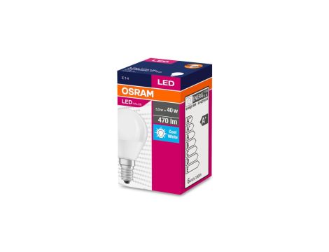 Żarówka LED VALUE CLASSIC P 40 E14 4,9W 470lm 4000K 840 FR non-dim 4058075147911 /10szt./