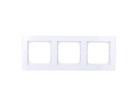 SONATA Ramka potrójna biały mat R-3R/75