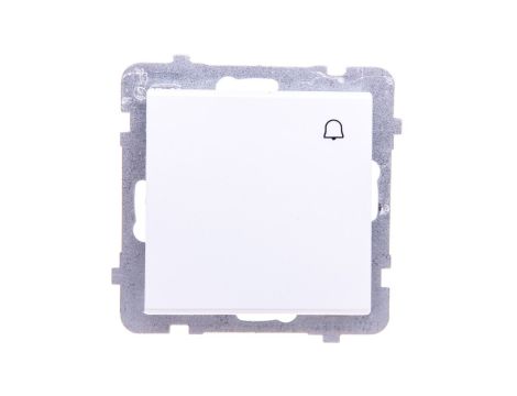 SONATA Łącznik zwierny dzwonek biały mat ŁP-6R/m/75