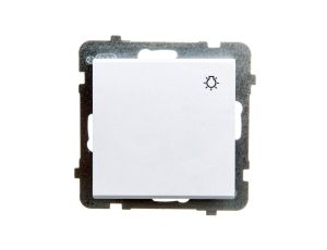 SONATA Łącznik zwierny światło biały mat ŁP-5R/m/75