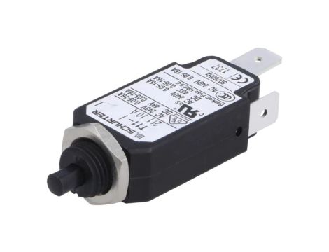 T11-211-10A Wyłącznik nadprądowy Iznam: 10A Uznam: 240VAC 48VDC SPST Bieguny: 1