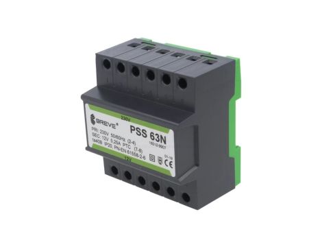 PSS63N/230/12V Transformator sieciowy 63VA 230VAC 12V