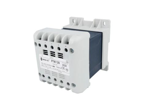 PTM120/230/110V Transformator sieciowy 120VA 230VAC 110V na szynę DIN IP21