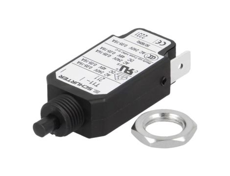 T11-211-1.6A Wyłącznik nadprądowy Iznam: 1,6A Uznam: 240VAC 48VDC SPST Bieguny: 1