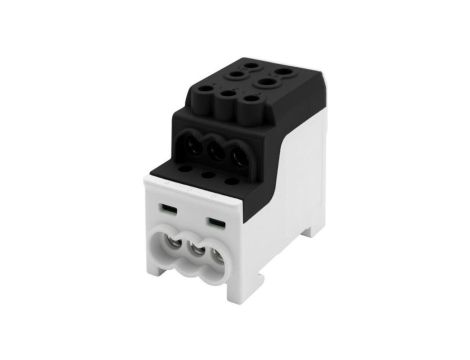 Blok rozdzielczy DBR 200A (1x70,1x35 / 6x16) Al/Cu - czarny