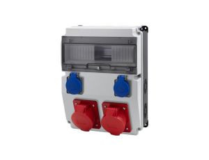 Rozdzielnica CAJA 12M BICOLOR - gniazda 2x16A 5p, 2x230V /12 modułów/
