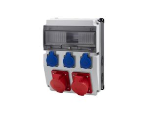 Rozdzielnica CAJA 12M BICOLOR - gniazda 2x16A 5p, 3x230V /12 modułów/