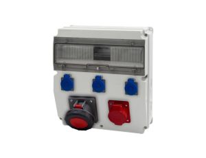 Rozdzielnica CAJA 15M - gniazda 16A 5p, 63A 5p, 3x230V /15 modułów/