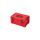 Skrzynka narzędziowa 450x334x240mm IP54 19L PRO Toolbox 2.0 Red Ultra HD Custom QBRICK SYSTEM