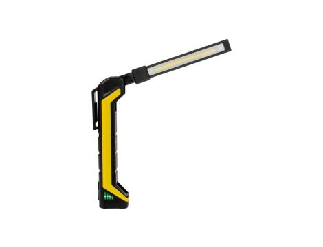 Latarka warsztatowa LED akumulatorowa 1W SMD LED 6500K 2W COB LED 6500K 3,7V 800mAh Li-ion klips magnes LW-2B W-00340