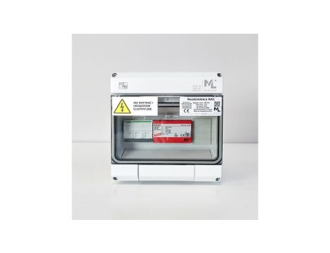 Rozdzielnica RAC43 rozdzielnica elektryczna z dwoma zabezpieczeniami do 8-12,5kW