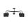 Lampa sufitowa nowoczesna 5x E27 SIMPLY BLACK/GOLD