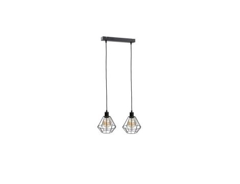 Lampa wisząca loftowa 2xE27 FOSKAL BLACK