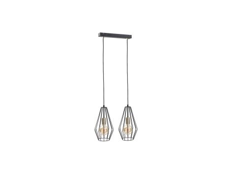 Lampa wisząca loftowa 2xE27 LEX GOLD