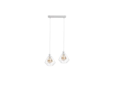 Lampa wisząca loftowa 2xE27 FOSKAL WHITE