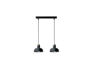 Lampa wisząca nowoczesna 2xE27 HEBE BLACK