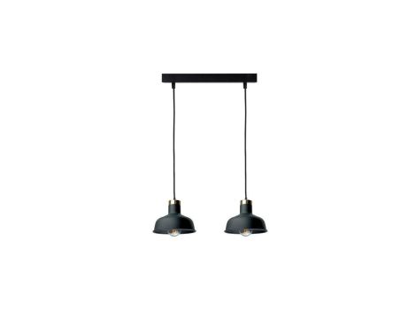 Lampa wisząca nowoczesna 2xE27 HEBE BLACK
