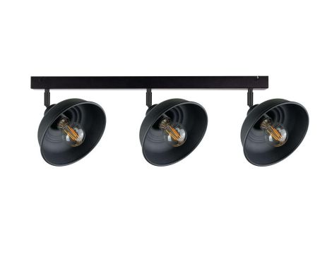 Spot nowoczesny 3xE27 FAUN BLACK