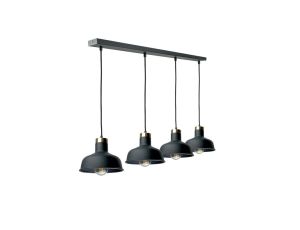 Lampa wisząca nowoczesna 4xE27 HEBE BLACK
