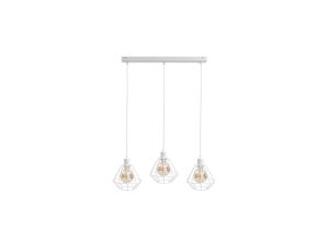 Lampa wisząca loftowa 3xE27 FOSKAL WHITE