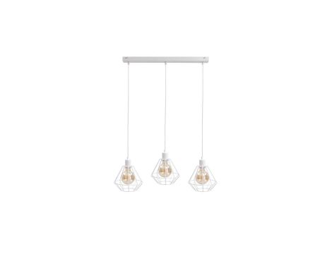 Lampa wisząca loftowa 3xE27 FOSKAL WHITE