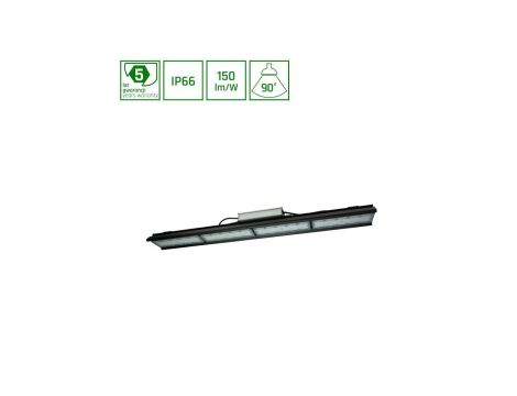 Oprawa HIGH BAY HALLS LINE 200W NW 230V 90st IP66 IK10 990x126x95 CZARNY 5 lat gw. 0-10V SLI048004NW_PW