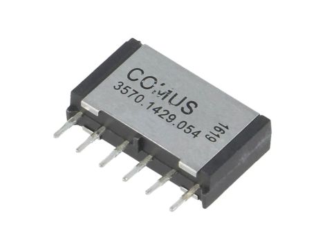 Przekaźnik kontaktronowy DPST-NO Ucewki: 5VDC 1A max.200VDC 3570.1429.054
