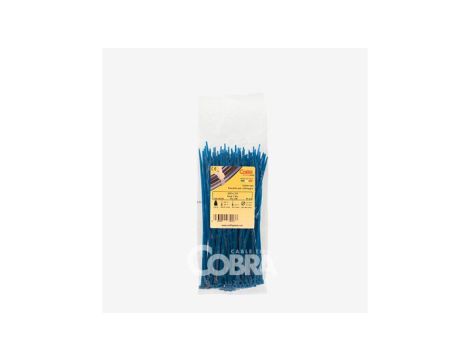 Opaska kablowa 290x4,8 niebieska COBRA /100szt./ 9284C