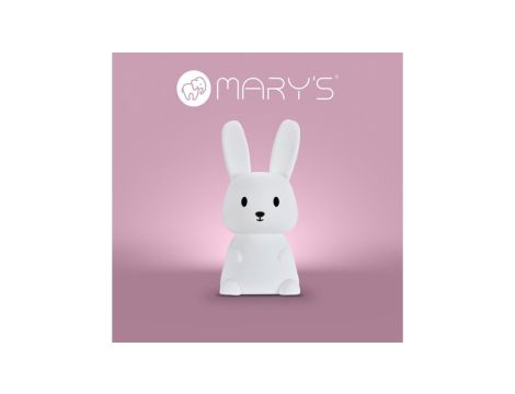 MARYS LAMPKA LED ZAJĄC MAŁY BIAŁY RGB+WW +RC