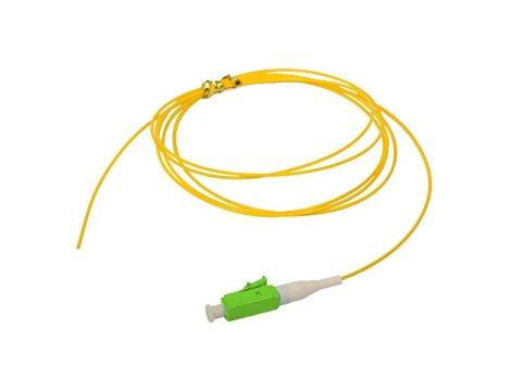 Pigtail SM 1J 9/125 (G.657.A1) wtyk LC/APC dł. 2 m LSOH ALANTEC