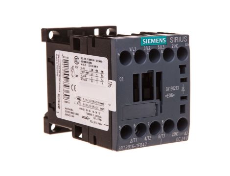 Stycznik mocy 8A 3P 24V DC 0Z 1R S00 3RT2016-1FB42