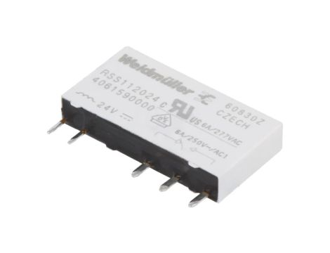 RSS112024 Przekaźnik elektromagnetyczny SPDT Ucewki: 24VDC 6A THT 3388