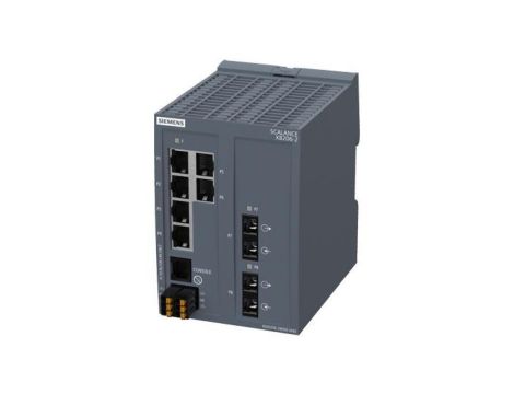 Switch przemysłowy zarządzalny SCALANCE XB206-2 6x 10/100 Mbit/s RJ45 2x MM SC tryb PROFINET 6GK5206-2BD00-2AB2