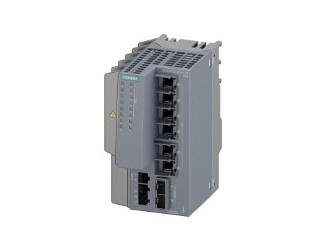 Switch przemysłowy SCALANCE XCM108PoE, 6x 10/100/1000 Mbit/s Power over Ethernet, 2x SFP 1/10 Gbit/s, 6GK5108-2RS00-2AC2