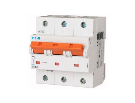 Wyłącznik nadprądowy 3P D 63A 25kA AC PLHT-D63/3 248047