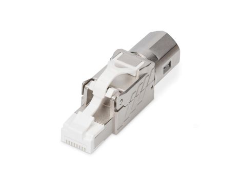 Wtyk modularny RJ45 kat.8.1, PoE++, 25/40GbE, ekranowany, zakręcany, beznarzędziowy, AWG 26-22 DN-93835