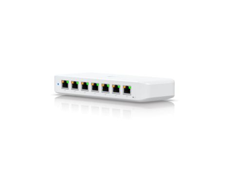 Switch 8x RJ45 1000Mb/s PoE+, Wejście PoE++, 210W, zasilacz w zestawie Ubiquiti USW-Ultra-210W-EU