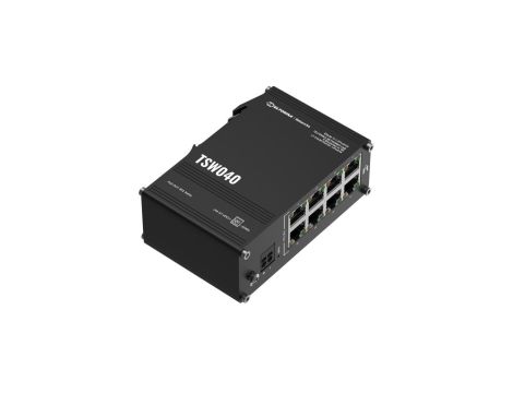 Switch 8x RJ45 100Mb/s PoE, 240W, IP30 Teltonika TSW040