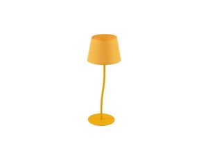 Lampka nocna NICOLA S w kolorze żółtym z abażurem na gwint E27 6641 TK Lighting