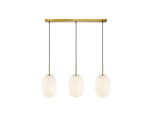 Lampa wisząca ALIAS GOLD 3xE14 ML0316 Milagro
