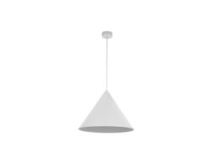 Lampa wisząca CONO WHITE, pojedyncza w kolorze białym, klosz stożkowy Ø46cm, gwint E27 10010 TK Lighting